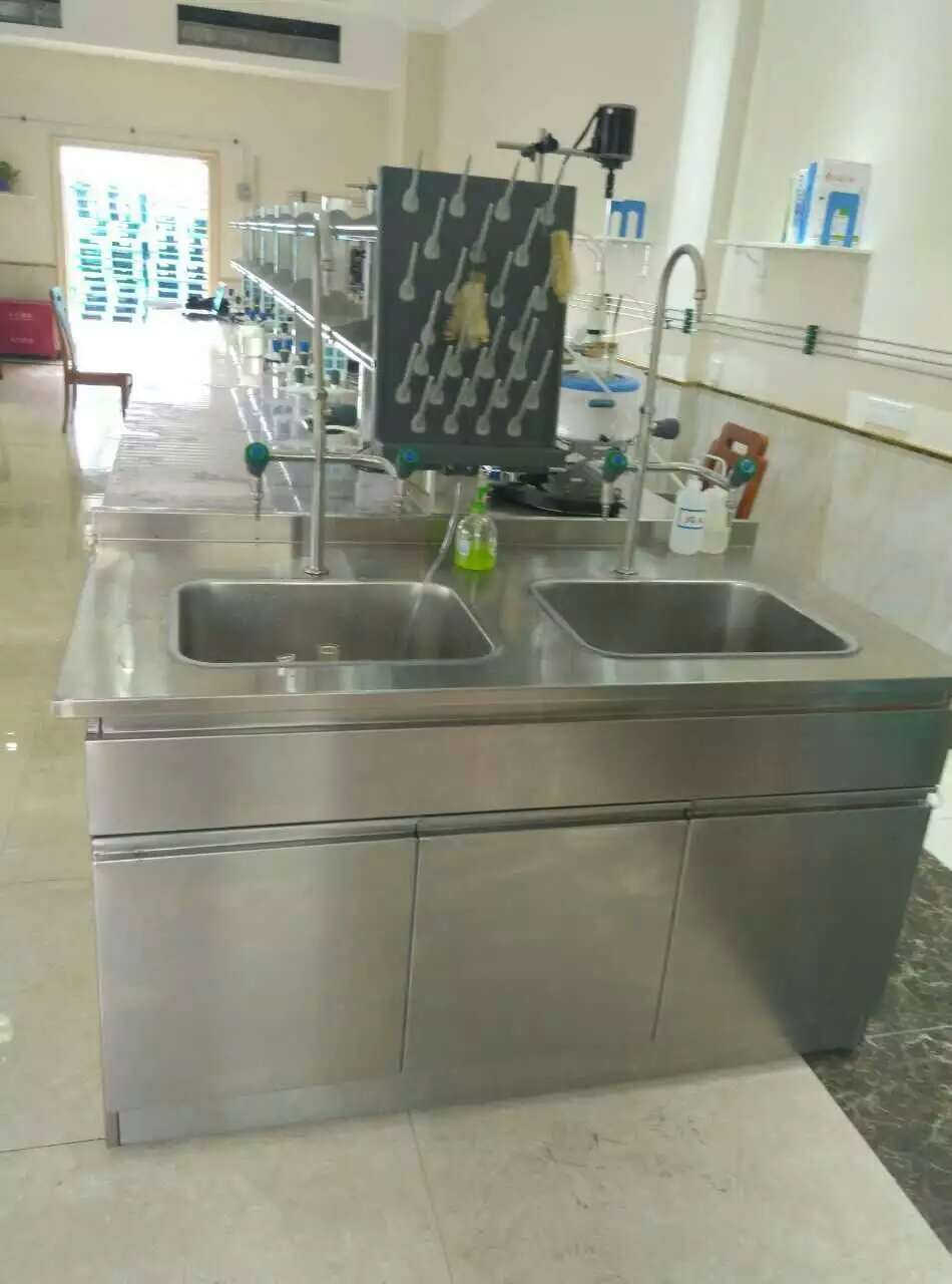不銹鋼實(shí)驗(yàn)臺帶雙位水槽